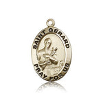 St. Gerard Medal, 14 Karat Gold - 14 KT Yellow Gold