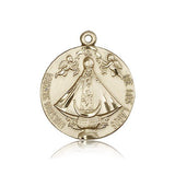 Senora De Los Lagos Medal, 14 Karat Gold - 14 KT Yellow Gold