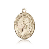 St. Finnian of Clonard Medal, 14 Karat Gold, Large - 14 KT Yellow Gold