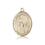 St. Susanna Medal, 14 Karat Gold, Large - 14 KT Yellow Gold
