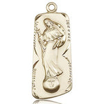 Our Lady of Mental Peace Medal, 14 Karat Gold - 14 KT Yellow Gold