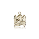 St. Matthew Medal, 14 Karat Gold - 14 KT Yellow Gold