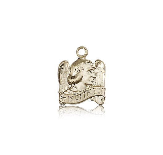 St. Matthew Medal, 14 Karat Gold - 14 KT Yellow Gold