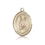 St. Ronan Medal, 14 Karat Gold, Large - 14 KT Yellow Gold