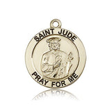 St. Jude Medal, 14 Karat Gold - 14 KT Yellow Gold