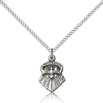 Seven Gifts Medal, Sterling Silver - 18&quot; 1.2mm Sterling Silver Chain + Clasp