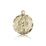 St. Patrick Medal, 14 Karat Gold - 14 KT Yellow Gold