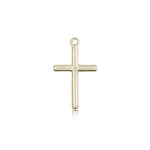 Cross Pendant, 14 Karat Gold - 14 KT Yellow Gold