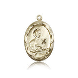 St. Gerard Medal, 14 Karat Gold - 14 KT Yellow Gold