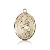 St. Vincent Ferrer Medal, 14 Karat Gold, Large - 14 KT Yellow Gold