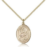 St. Perpetua Medal, Gold Filled, Medium - Gold-tone