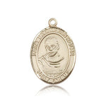 St. Maximilian Kolbe Medal, 14 Karat Gold, Large - 14 KT Yellow Gold