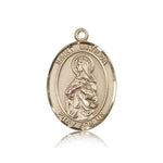 St. Matilda Medal, 14 Karat Gold, Large - 14 KT Yellow Gold