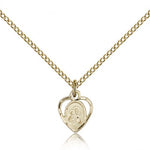 Our Lady of Perpetual Health Medal, Gold Filled - Gold-tone