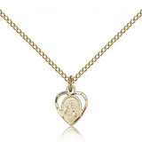 Our Lady of Perpetual Health Medal, Gold Filled - Gold-tone