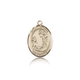 St. Cecilia Medal, 14 Karat Gold, Medium - 14 KT Yellow Gold