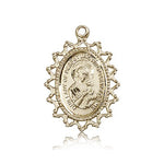 Our Lady of Perpetual Help Medal, 14 Karat Gold - 14 KT Yellow Gold