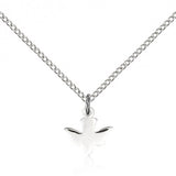 Holy Spirit Medal, Sterling Silver - 18&quot; 1.2mm Sterling Silver Chain + Clasp