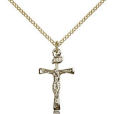 Maltese Crucifix Pendant, Gold Filled - Gold-tone