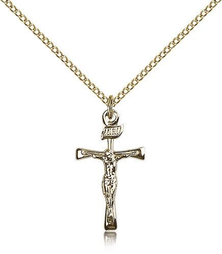 Maltese Crucifix Pendant, Gold Filled - Gold-tone