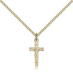 Crucifix Pendant, Gold Filled - Gold-tone