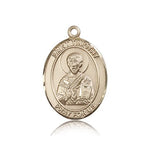 St. Timothy Medal, 14 Karat Gold, Large - 14 KT Yellow Gold