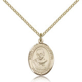 St. Maximilian Kolbe Medal, Gold Filled, Medium - Gold-tone