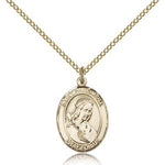 St. Philomena Medal, Gold Filled, Medium - Gold-tone
