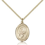 St. Gianna Medal, Gold Filled, Medium - Gold-tone