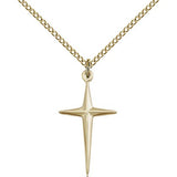 Cross Pendant, Gold Filled - Gold-tone