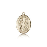 St. Genevieve Medal, 14 Karat Gold, Medium - 14 KT Yellow Gold