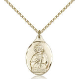 St. Jude Medal, Gold Filled - Gold-tone
