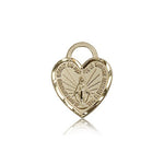 Miraculous Heart Medal, 14 Karat Gold - 14 KT Yellow Gold