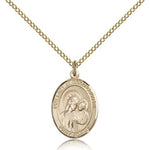 Our Lady of Good Counsel Medal, Gold Filled, Medium - Gold-tone