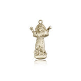 Divino Nino Medal, 14 Karat Gold - 14 KT Yellow Gold