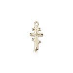 Greek Orthadox Cross Pendant, 14 Karat Gold - 14 KT Yellow Gold