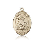 St. William of Rochester Medal, 14 Karat Gold, Large - 14 KT Yellow Gold