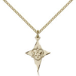Cross Pendant, Gold Filled - Gold-tone