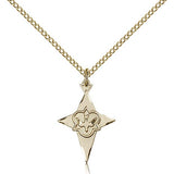 Cross Pendant, Gold Filled - Gold-tone