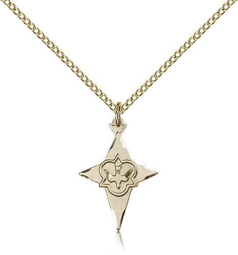 Cross Pendant, Gold Filled - Gold-tone