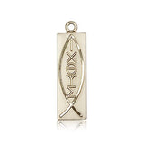 Fish Medal, 14 Karat Gold - 14 KT Yellow Gold