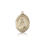 St. Teresa of Avila Medal, 14 Karat Gold, Medium - 14 KT Yellow Gold