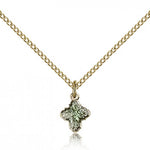 4 Way Cross Pendant, Gold Filled - Gold-tone