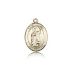 St. Drogo Medal, 14 Karat Gold, Medium - 14 KT Yellow Gold