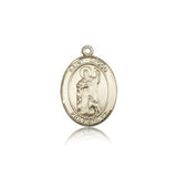 St. Drogo Medal, 14 Karat Gold, Medium - 14 KT Yellow Gold