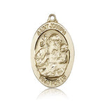 St. Joseph Medal, 14 Karat Gold - 14 KT Yellow Gold