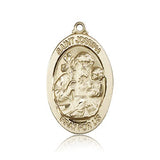 St. Joseph Medal, 14 Karat Gold - 14 KT Yellow Gold