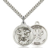 St. Michael National Guard Medal, Sterling Silver