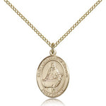 St. Catherine of Sweden Medal, Gold Filled, Medium - Gold-tone