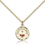 Confirmation Medal, Gold Filled - Gold-tone
